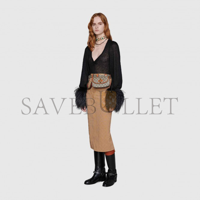 G*u*i bamboo 1947 mini belt bag 681137 (18*11.5*6cm)